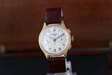 Baume & Mercier Chronograph 750 Gold 18 KT Handaufzug 1950s