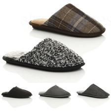 HERREN FLACH WINTERFELL GEFÜTTERT MEMORY FOAM GESCHENK PULES HAUSSCHUHE GRÖSSE