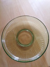 Glasschale grün Durchmesser ca. 27 cm