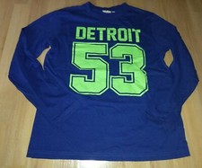 LA-Shirt Langarmshirt Jungen blau mit großem Frontdruck 146/152 