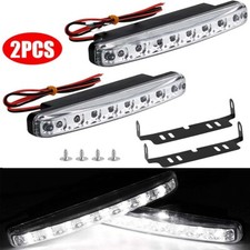 2x LED Tagfahrlicht Tagfahrleuchten TÜV DRL Universal Auto Scheinwerfer DC12V