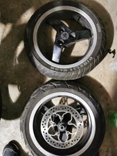 13" Peugeot Jetforce Darkside Felgen Reifen schwarz poliert 13 zoll