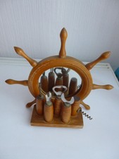 DDR/UDSSR Barset Holz schon etwas mitgenommen könnte Möbelpolitur vertragen.