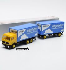Albedo H0 Mercedes Benz Hängerzug "Schmid luftgefedert Schweiz",OVP, 1:87, K073