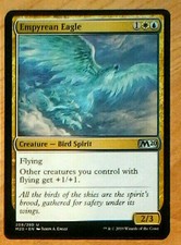 MTG "Empyrean Eagle", M20 Core Set, Spirit Creature, Flying +1+1