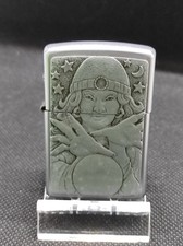 Trick Zippo / neuwertig / Sammlerstück aus L - 2002 / Motiv Wahrsagerin