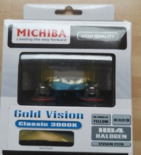 Für Nebelscheinwerfer: Michiba Gold Vision Bulbs (Gelbes Licht), Classic 3000K, 