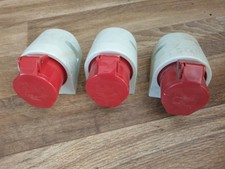 3 Srück CEE Wandsteckdose 5 polig  Wanddose Starkstrom 