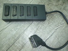 Scart 5er Verteiler Box Verteilerbox Scartverteiler mit 40 cm Kabel, gebraucht