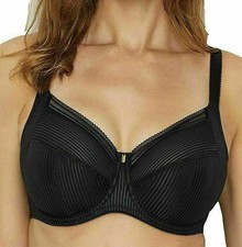 Fantasie Fusion BH schwarz Größe 32G Bügel volle Tasse seitliche Unterstützung 3091