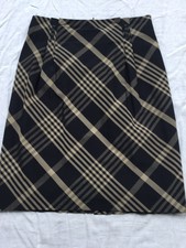 Damen Rock  s Oliver selektion schwarz beige Kariert Gr. 36, Neuwertig