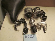 Konvolut oldtimer Fahrradteile Radnabe Felgenbremse Sitz Sattel radnabendynamo 