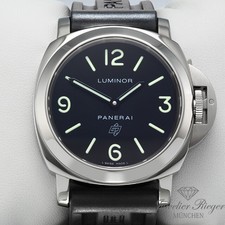 Panerai Luminor Base Logo PAM00000 Edelstahl 2006 Kautschuk Handaufzug Stahl