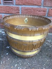 2er Set Pflanzentöpfe, Blumentopf, Übertopf, Holzoptik, Vintage, Versand s. Text