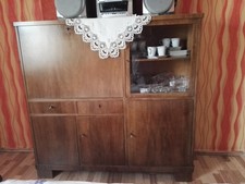 Alte Sekretär Schrank echt Holz 