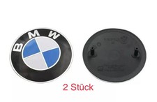 2x BMW Emblem Logo 82mm Motorhaube-Kofferraum / NEU
