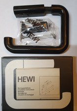 HEWI WC- Papierhalter Toilettenpaperhalter schwarz  Nr.90 Serie 450/477 NEU