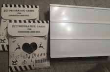 Letterbox Beleuchtet LED Buchstaben Emojis, Light Box, Viel Zubehör, Depot 