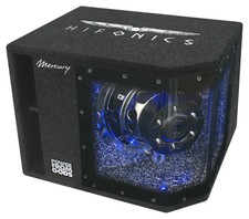 B-Ware Hifonics 25cm Bandpass Subwoofer 800 Watt Bassbox LED Auto Bassbox MR10BP