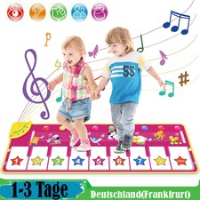 Kinder Klaviermatte Musikmatte Spieldecke Tanzmatten Touch Musical Teppich Baby