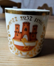 Biedermeier Tasse mit Wappen, Meissen 19. Jhdrt.