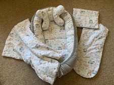 5 tlg Babynest Kokon Neugeborene Babynestchen Kuschelnest - Jukki