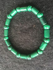 Heilstein- Edelstein- Stretch-Armband  MALACHIT
