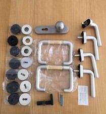 Konvolut Türdrückergarnituren von FSB 1075 Aluminium Klinke Designer-Türgriffe