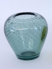 WMF Perlora Vase - petrolfarben - 1960er Jahre