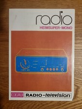 DDR Werbung Radio Heimsuper Mono RFT  1978