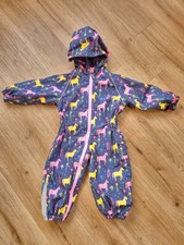 Rydale Baby warmer Anzug wasserdicht Regenbekleidung Schneeanzug 12-18m Pferdedruck