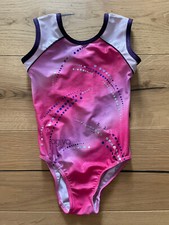 Agiva Turnanzug rosa Glitzer wie neu Gr 116 
