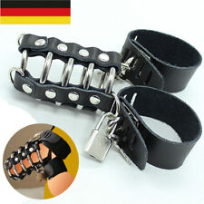 Leder Ballstretcher Bondage Keuschheitskäfig Hodensack Hodenring Keuschheit BDSM