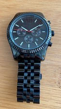 MICHAEL KORS Lexington MK8320 Schwarz 45mm Herrenuhr - DEFEKT, für Bastler