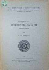 Die Funde der älteren Bronzezeit in Pommern. Kersten, Karl: