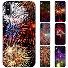 dessana Feuerwerk Silvester TPU Schutz Hülle Case Handy Tasche Cover für Apple