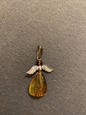 Schutzengel echter Bernstein Engel Anhanger  Glücksbringer