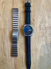 Bulova N8 Set-O-Matic 977 Dual-Day Genta Design wie Royal Oak AP Vintage 