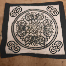 4er Set Kissenhüllen ca. 45x40 weiss keltenknoten  Indien Rune Keltisch Celtic