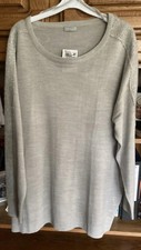 Janina Strick Pullover Schwarz Gr.50 Grau Gr.46 Neu