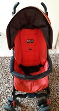 Buggy, PEG-PEREGO, Pliko P3, mit Fußsack und Regenschutz, rot  -guter Zustand-