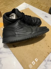 Air Jordan 1 Low Schwarz  Orginalware Gr 46