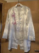 SATIN  MORGENMANTEL  KIMONO  XXL / 48-50  NEGLIGE MANTEL  SEXY DESSOU