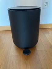 Zone Denmark Nova Kosmetikmülleimer, Muelleimer, Kunststoff, Black, 20.5 cm