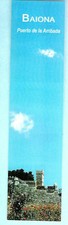 Lesezeichen Gegend von Baiona Pontevedra Galicien Spanien Mittelalter Festival arribada Souvenir
