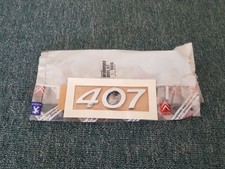 Peugeot 407 Schriftzug Emblem NEU hinten 8665.NT
