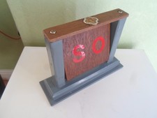 Vintage Holz RAOB Freimaurer Treffen in Session drehbarer Tisch Ständer § 3