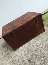 Holzkiste Holztruhe Tisch Military Industrial Design Shabby Chic True Vintage