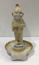 Großer Billiken Werbevorsitzender Zigaretten Pub Bar Top Striker Vesta Halter.