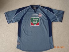 1. FC Köln Trikot Saller 2004/05 Gr XXL Ausweichtrikot blau 